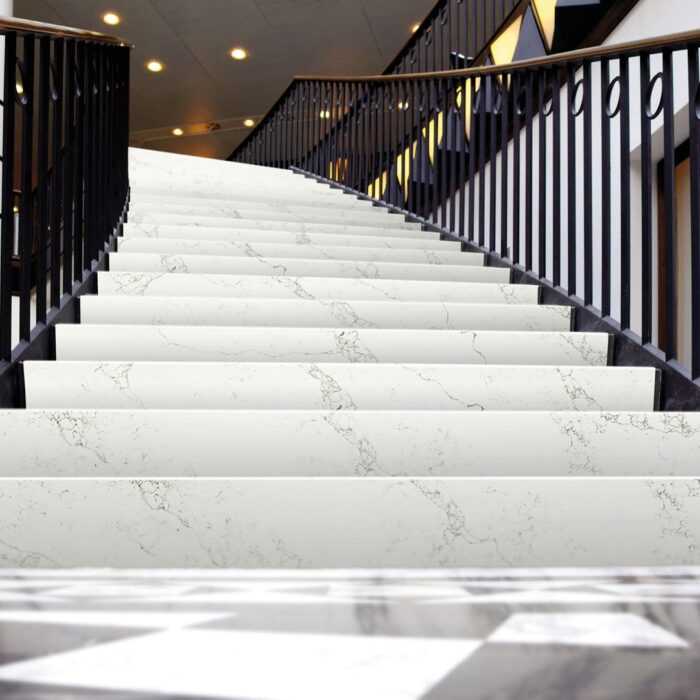 Statuario Lille | Quartz Avant Trepte