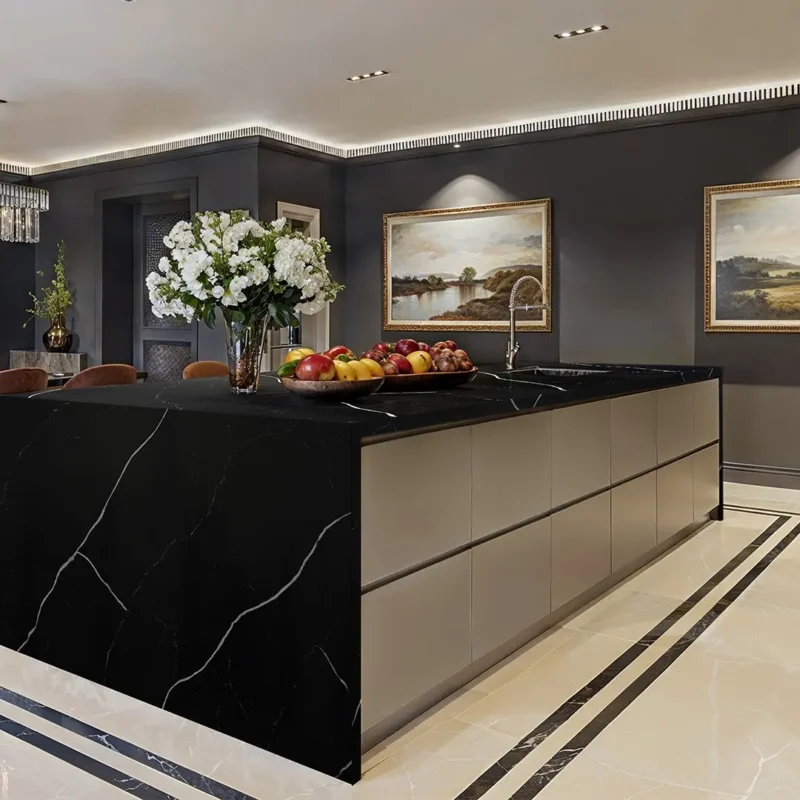 insula-bucatarie-quartz-luminos-mont-saint-michel